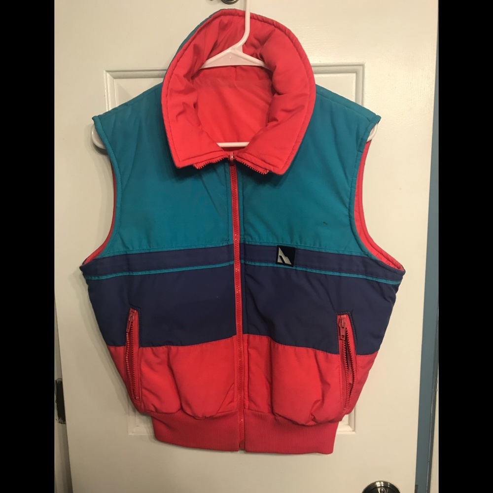 Fun 80s Vintage Puffer Vest